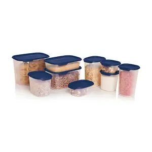 Tupperware One Touch Fresh Get It All Set/ Blue Lid
