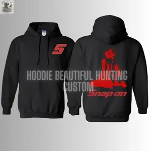 Snap-on-2 Sided Hoodie, Mechanic Workwear Pullover with US Map Design, Tool Lover Gift for Car Enthusiasts Suitable for Men and Women Tops Womenswear