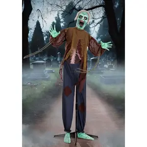 5.5FT Spineless Stanley Animatronic Zombie Decoration - Scream Saver