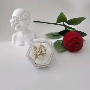 Valdiviajewery #1611 High Quality 14k Gold Laminated Butterfly Ring