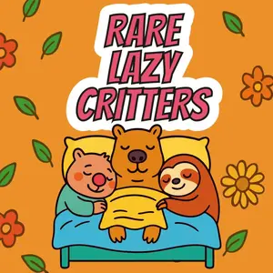 Rare Lazy Critters: A Cute & Funny Coloring Book for Adults and Teens with Adorable Capybaras, Wombats and Sloths – Fun Animal Designs for Relaxation and Stress Relief, Paperback