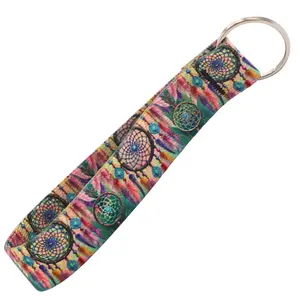 Dream Catcher Keychain Wrist Lanyard