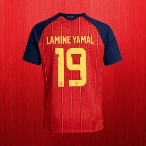 2026 Spain Home Short-Sleeve Soccer Jersey – Breathable