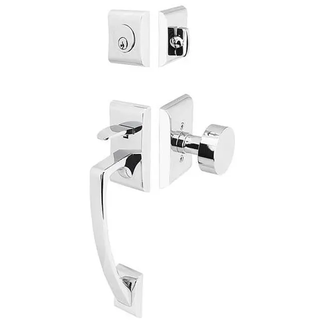 Emtek 4807PC Dummy , Ares Tub Entry , Providence Crystal Knob