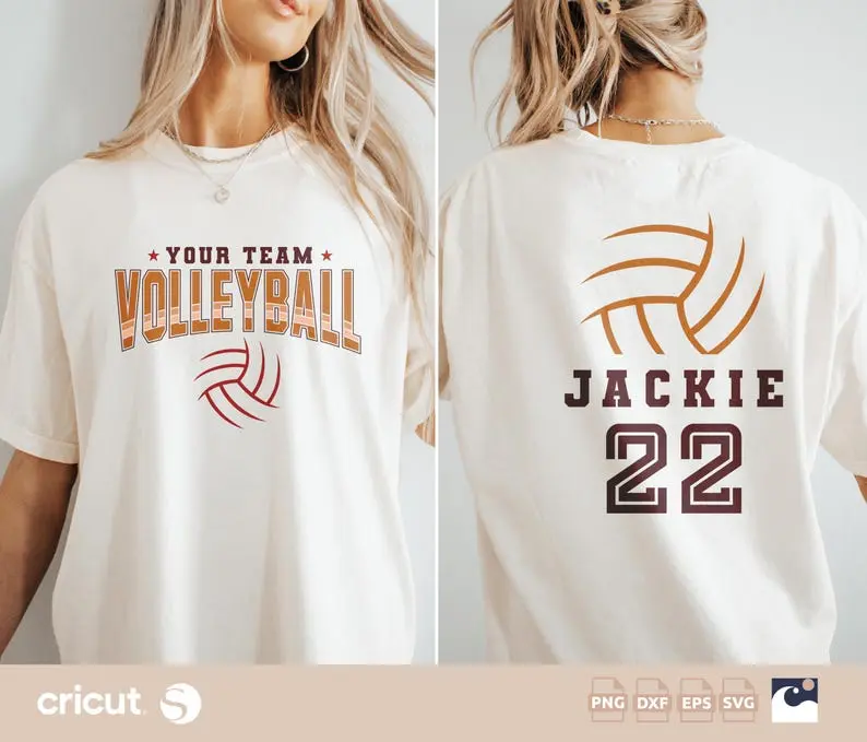 Volleyball Team Shirt, Customizable Team Name, Retro Volleyball Shirt, Volleyball Lover Shirt