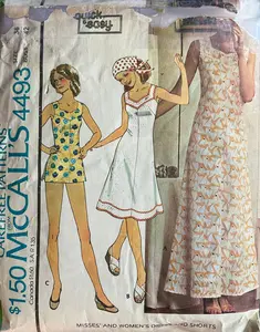 McCall's 4493 Sewing Pattern (Vintage) CUT