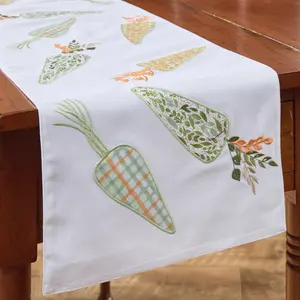 Carrot Patch Table Runner 54"