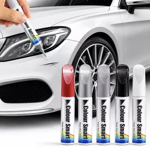 2-in-1 Car Touch Up Paint Pen with Fine Tip & Brush, 5 Color Options, Easy Application, Fast Drying, Effective Protection for Automotive Scratch Repair (Car Paint Care Tool)