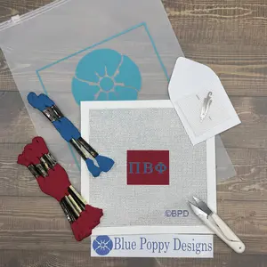 Pi Beta Phi 2x2 Needlepoint Kit