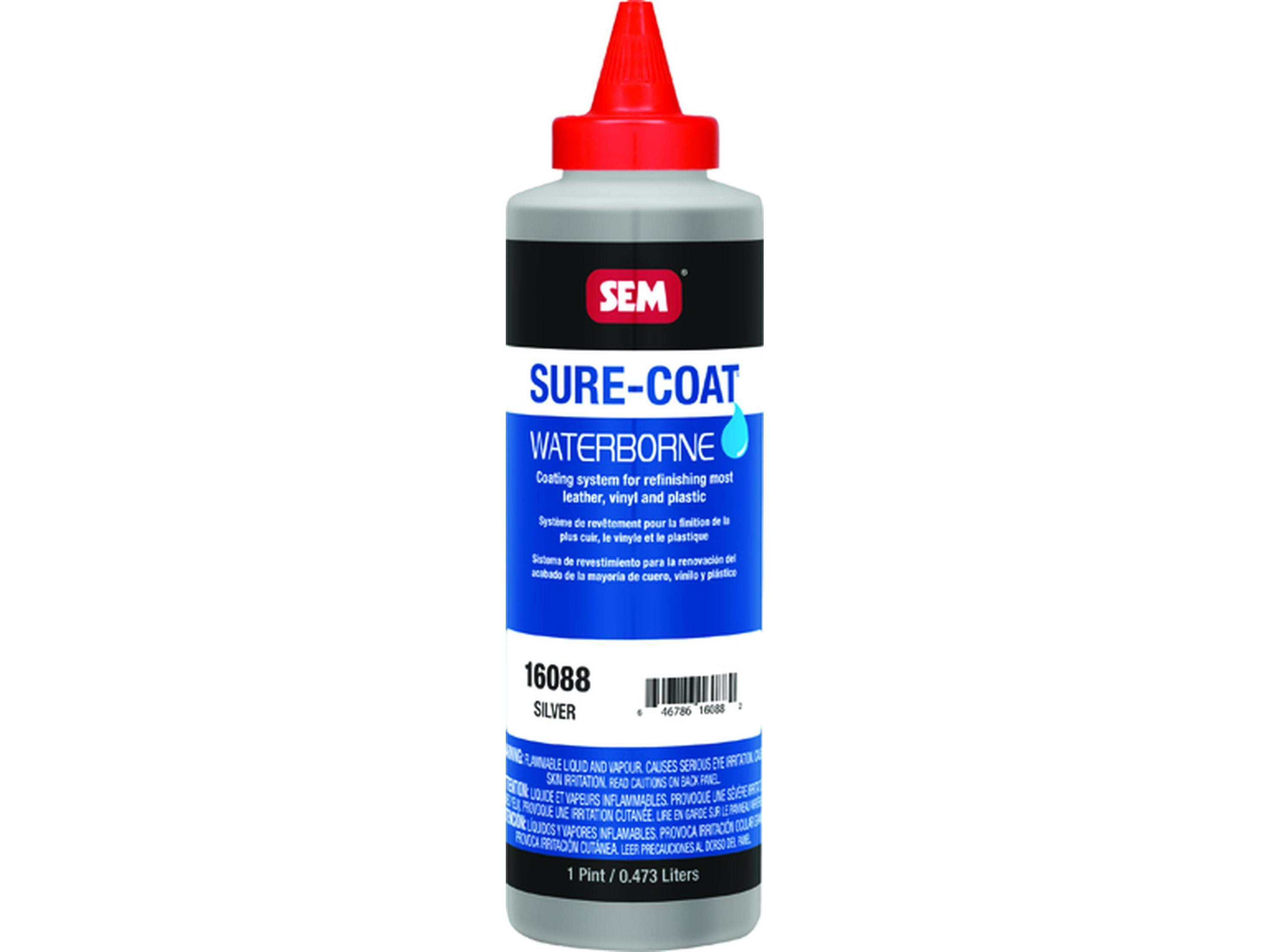 SEM Products SEM-16088 Aerospace Sure Coat Sealer - Silver, Aerospace-Grade, Quick Drying, 1 pt, 1.16 lbs, 1000s of Formulas, 1 Pint