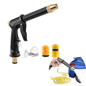 Garden Hose Nozzle Sprayer, High-Pressure Household Garden Hose Nozzle, Heavy-Duty Water Sprayer, for Garden Spraying, Patio and Outdoor Use, Pet Bathing, Car Washing Accessories, Cleaning and Watering Nozzle