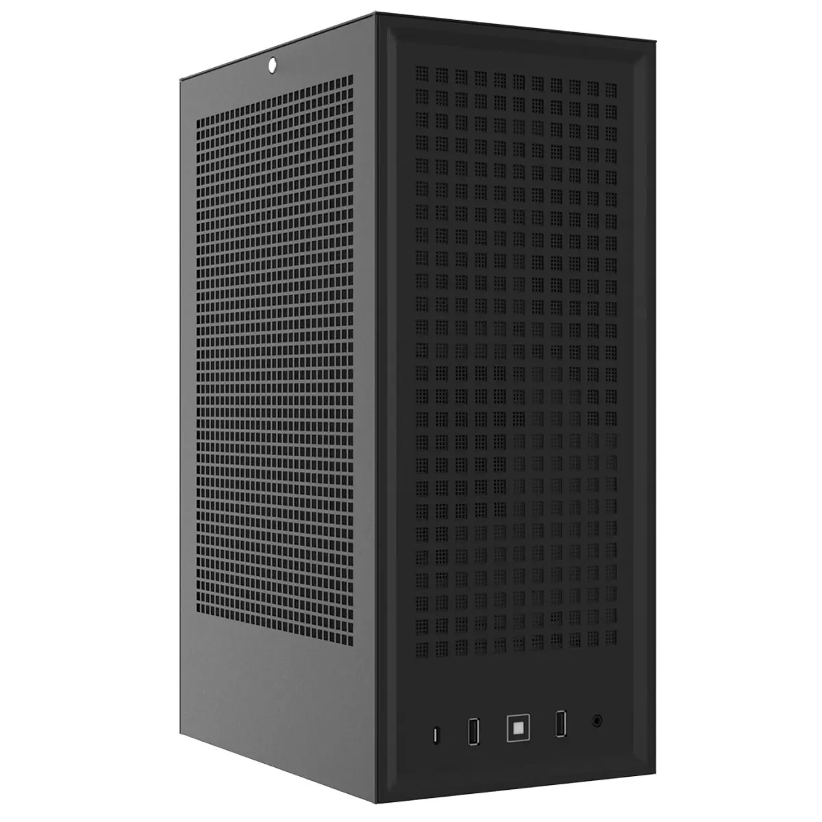 HYTE Revolt 3 Premium ITX Small Form Factor PC Case - Black, Compact Look