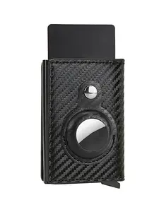 Men's Business Fashion Trifold Carbon Fiber Wallet with Card Slots, Plain Color Large Capacity Wallet with Zipper Card Holder, Casual Trendy Wallet for Work & Daily Use Business, Durable Wallet