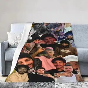 Soft Funny Throw Blanket Rauw Music Alejandro Flanne For Adults,Ultra- Warm Casual Plush Fuzzy Blankets And Throws For Sofa Suitable For Office