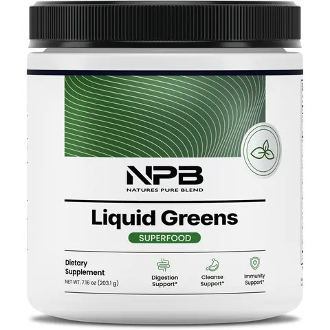 Liquid Greens - Supports Gut Health, Detox, Energy, Cognitive Function