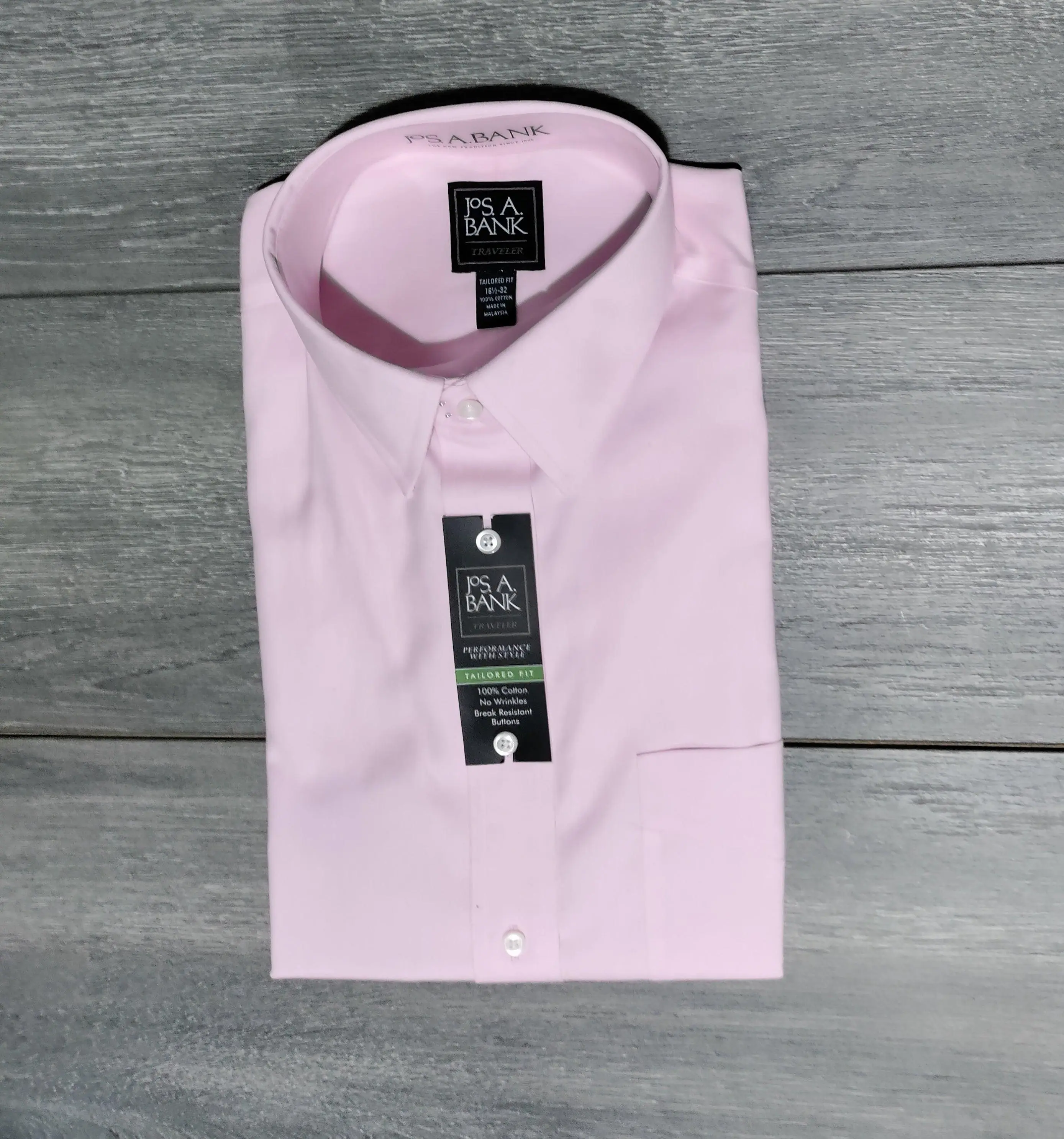 Jos. A Bank Traveler Collection Tailored Fit Dress Shirt