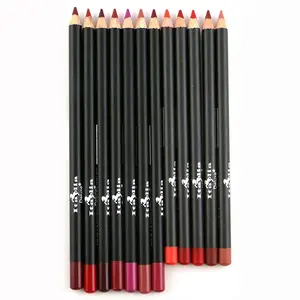 12 pcs Ultra Fine Lip Liner Set Creamy & Vibrant Shades, Long-Lasting, Precision, Matte Finish, Smooth, Waterproof & Rich Pigment Lip Liners Natural Beauty Make Up