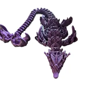 3d printed articulated 10” coral reef dragon room Decor Ornaments Decoration Collectible Figurines Decorative Figurines