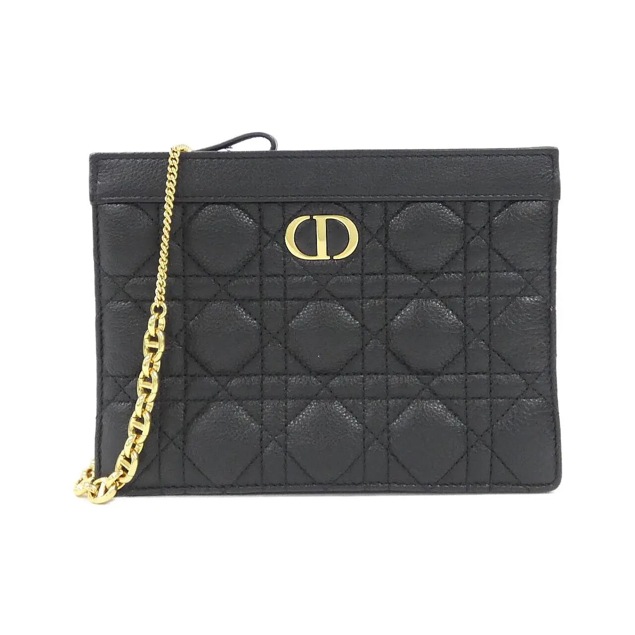Pre-owned Dior Calfskin Shoulder Bags Christian Caro Calf Shoulder Bag