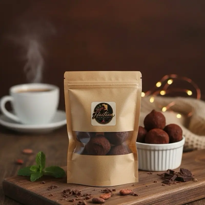 5 pcs Haitian Chocolate Balls Caribbean Snack 5 pcs Haitian Chocolate Balls Caribbean Snack