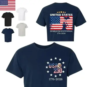 America 250 Years Independence Day Shirt, Front & Back 1776-2026 Eagle Tee, Patriotic Unisex Tee, We The People