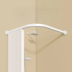 1pc Magnetic Invisible Shower Curtain with Metal Hooks, Minimalist Bathroom Divider, No Installation Rod Needed, Stainless Steel Material, Rustproof Wet and Dry Area Separator, Foldable Screen 59.06Inch Width 78.74Inch High