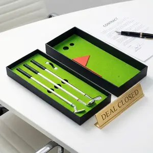 Mini Golf Ball Pen Set 3 Golf Ball Point Pens Red Black Blue Fun Office Desk Toy Gift for Golf Enthusiasts Ideal for Desk Decoration Stress Relief Perfect Present for Father Husband Friend Colleague Boss