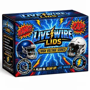 Personal Dome  LiveWire Lids High Voltage Series 50/50 Authentic/Flex Mix Helmet