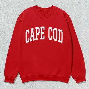 Cape Cod Sweatshirt, Massachusetts Collegiate Crewneck, Preppy East Coast Pullover, Unisex Cape Cod Gift, Trendy Coastal Travel Sweater
