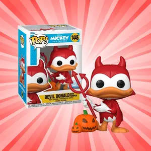 Funko Pop! Disney Mickey and Friends Devil Donald with Pumpkin Special Edition #1446