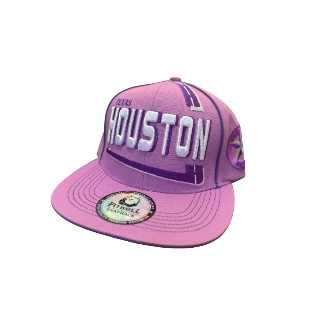 Houston Purple & Lavender UNI Snapback Hat