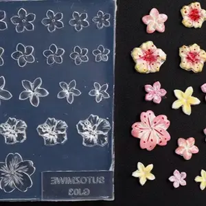 3d nail art Flower mold