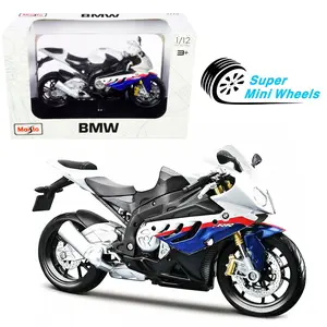 Maisto 1:12 BMW S 1000RR White Motorcycle #32702