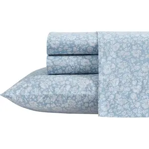 - Twin XL, Percale, Lightweight , Ideal Dorm (Heirloom Ditzy Blue, Twin XL)