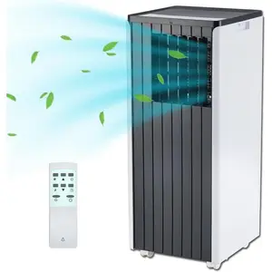 8000 BTU Portable Air Conditioners, Freestanding Air Conditioners for Campervan, 3 Cooling Fan & Dehumidifier With Remote Control, Cools Up to 350 Sq.Ft, for Bedroom, Home, Office Aircon Cooler Inverter Aircon Appliances