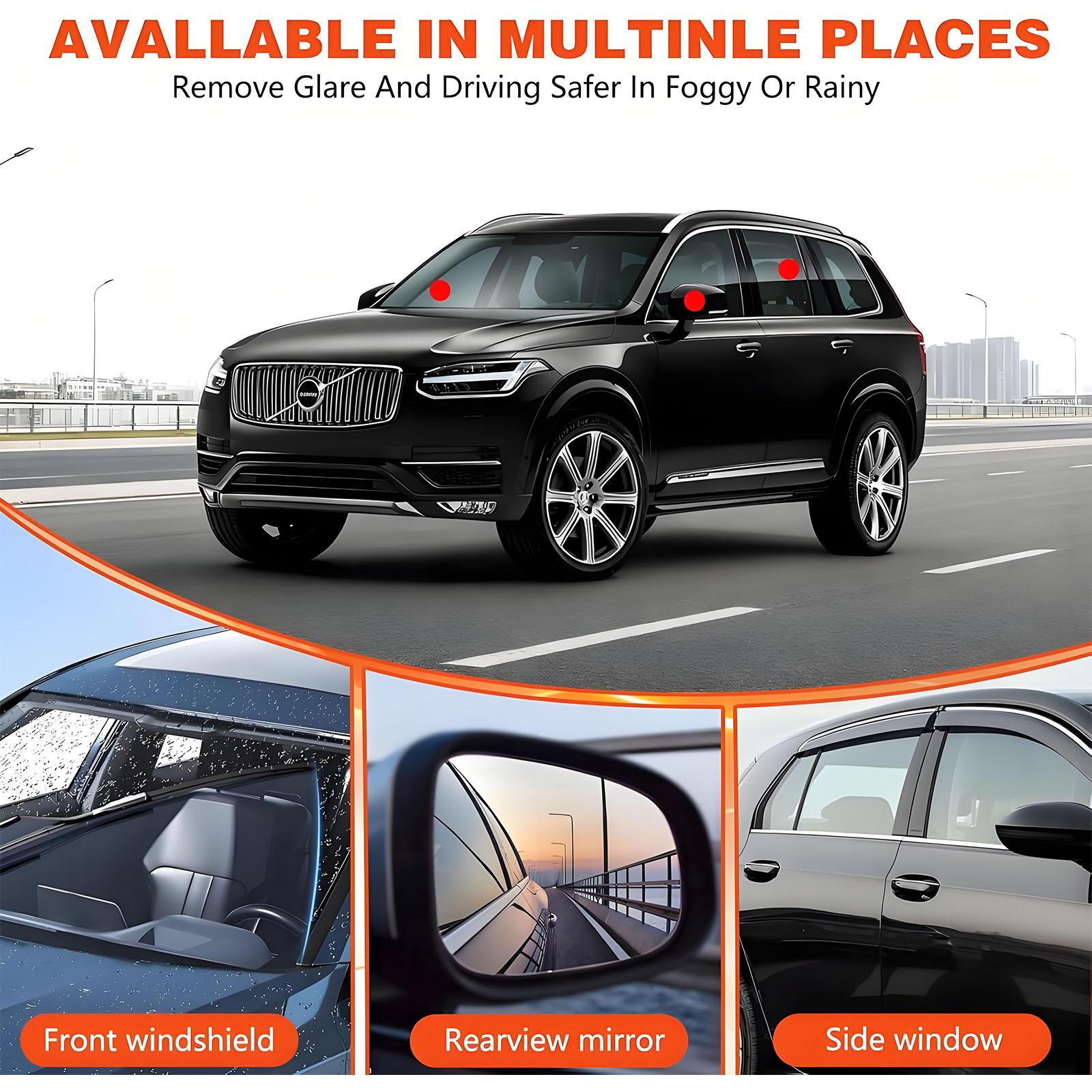 Automotive Handheld Oil Flmr Cream,Glass DecontaminationWithoutTraces,Window Oil Film Cleaning