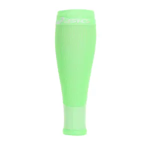ASICS Womens Rally Chill Calf Compression Leg Sleeve Casual - Green