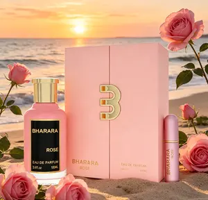 BHARARA ROSE Women's perfume spray, 3.4oz100ml, new product launched, durable floral gift box packaging