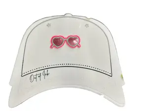 Sequin Heart Sunglasses Embroidered Patch