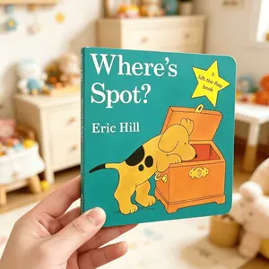 Where Is Spot? Early English Learning Book, Toddler Bedtime Storybook, Preschool Teaching Material, Interactive Flip Book