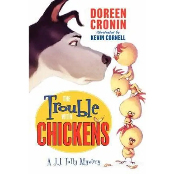 USED Book - The Trouble with Chickens: A J. J. Tully Mystery by Cronin, Doreen (Paperback) - english