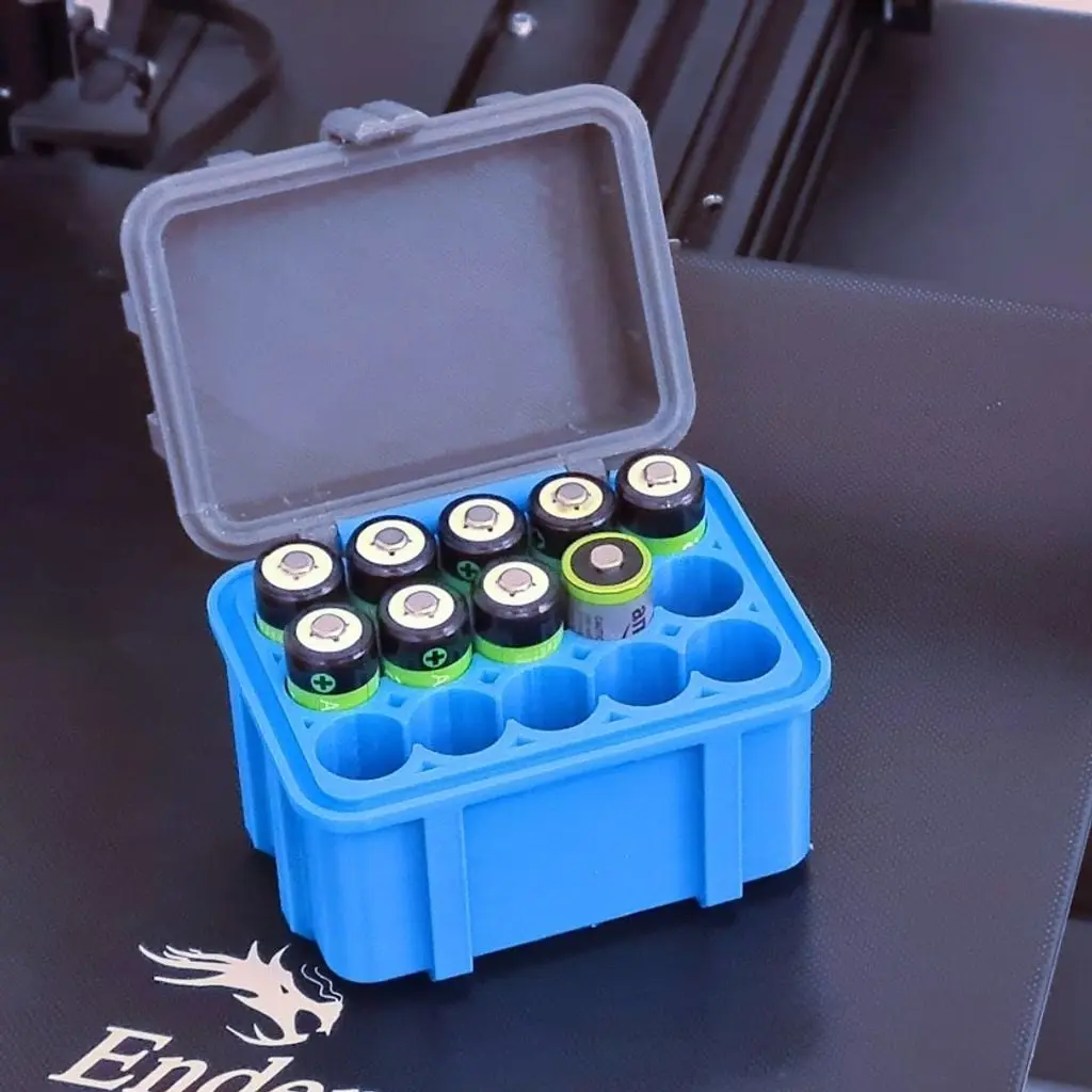 Improved AA Battery Storage Box