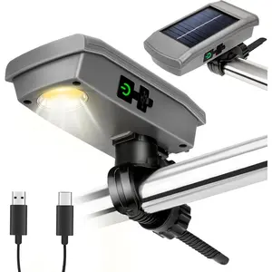 Solar Grill Light for  Griddle & Weber Grill, USB-C Solar Rechargeable 360? Rotation Automatic /Off BBQ Light for  Griddle Accessories, BBQ Present for Men Women Him Her
