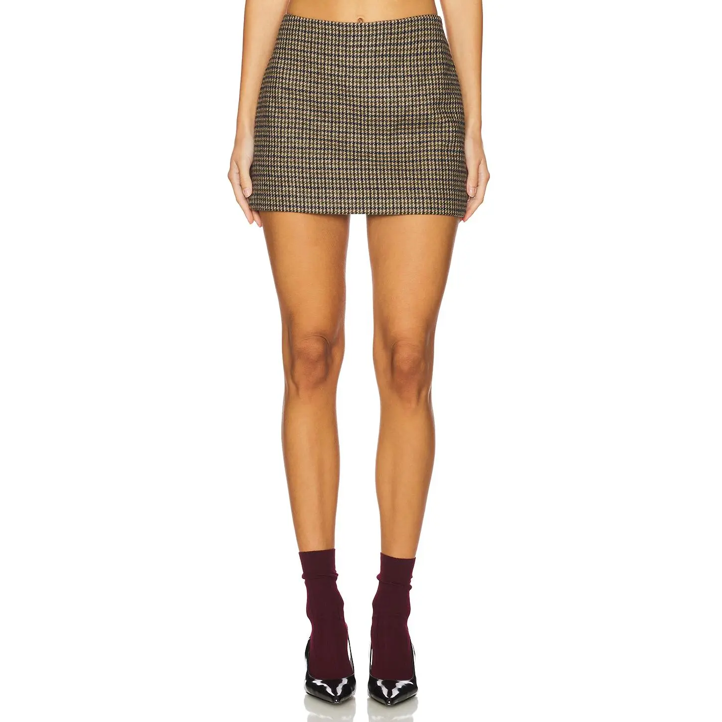 EAVES Stav Mini Skirt in Plaid