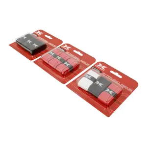 Tennis Racket Overgrip, 3 Counts/pack Sweat Absorbing Anti-slip Tennis Racket Sweatband, Tennis Racket Padel Shock Absorbing Handle Wrap