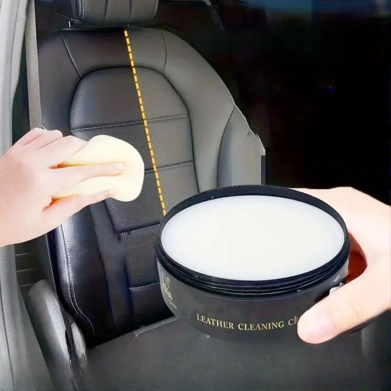 Car Leather Seat Maintenance & Care Oil, Interior Polishing Tool, Refurbished Leather Sofa Cleaner, Stain Removal, Multifunctional Maintenance Cream, Car Cleaning Kit