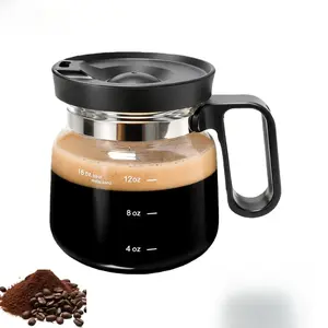 Tiny Brew Coffee Mug with Lid 16oz Glass Creative Cup, Coffee Lovers' Top Choice, Dimensions: 4.9inches tall, 3.8 inches wide, Includes Coaster, Ergonomic Handle Design,Mother's Day gift, a little surprise for your loved one