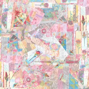 108" Quilt Backs New Vintage Multi from Windham 3 YARD CUT