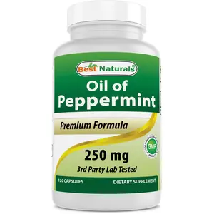 Best Naturals Peppermint Oil Bowel Soothing Dietary Supplement, 250 mg, 120 Count Best Naturals Peppermint Oil Bowel Soothing Dietary Supplement, 250 mg, 120 Count