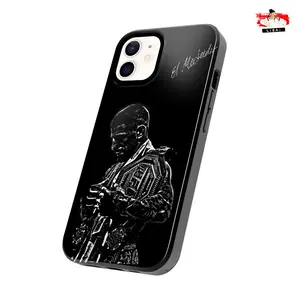 Suitable for [iPhone 12] MMA All Legends Signature Phone Case, Legendary Fighters Collection, Iconic Fighters Black Phone Cover, Gifts For Fight Night Boxing 995
